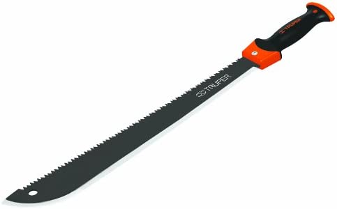 Truper  18-Inch Double Edge Machete / Garden Saw with Abs Molded Handle