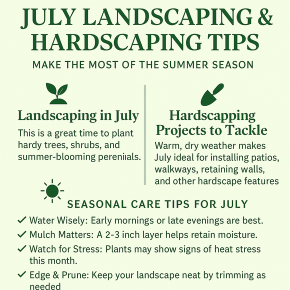 July Landscaping & Hardscaping Tips: Make the Most of the Summer Season