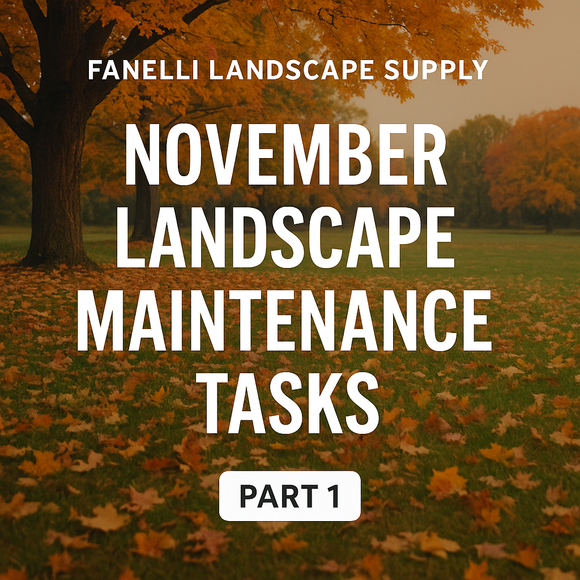 🌿 Part 1 — November Lawn & Landscape Guide: Last-Chance Planting, Winter Prep & Easy Hardscape Wins