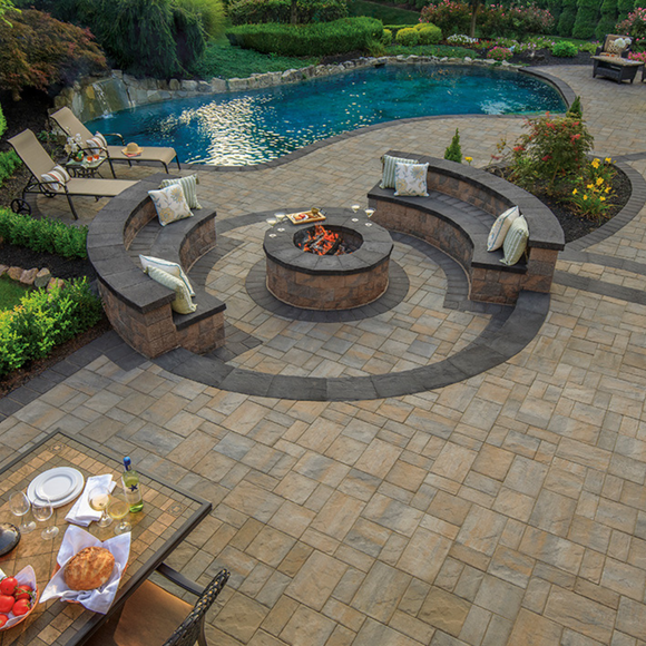 Cambridge Sherwood Ledgestone patio pavingstones