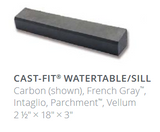Cast-Fit Watertable/Sill