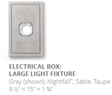 Electrical Box: Large Light Fixture Stones