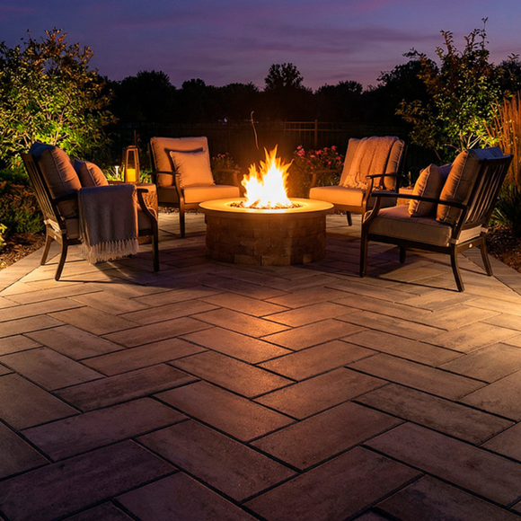 Cambridge Sherwood borders and pavingstone inlays