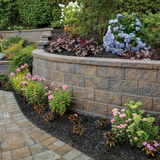 Sigma 8 Classic Split Face Cambridge wall system for retaining walls and outdoor living designs