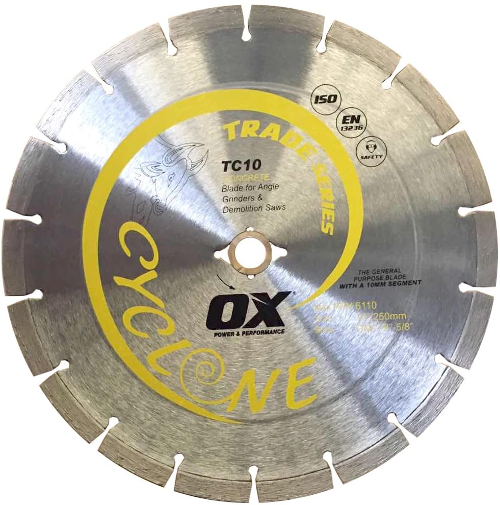 OX Tools diamond cutting blade for masonry and hardscape projects
