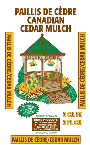 Cedar Mulch 3 C.F. Bag