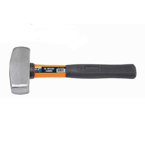 3Lb Drilling Hammer W/ Fiberglass Handle