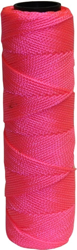 250' Pink Nylon Braided Mason Line #18