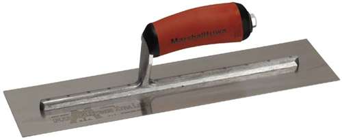 Marshalltown 14 X 4 Finishing Trowel w/ Curved DuraSoft® Handle