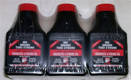 2.6oz 2 Stroke No Smoke Oil. Sold In Packs Of 6.