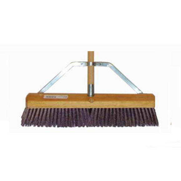 24” Garage Broom with 60” Metal Tip Handle